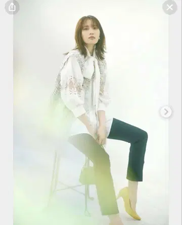 mystrada 레이스 슬리브 블라우스 마이 스트라다