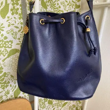 ungaro 네이비 가죽 숄더백
