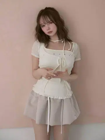 앤드메리 클레어 아이보리 색상 세트 톱