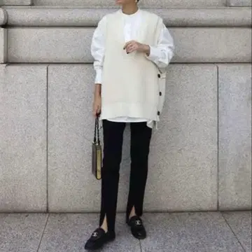 MACHATT 마차트 밑단 슬릿 패깅스 레깅스 팬츠