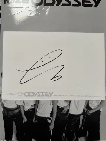 RIIZE ODYSSEY U.S ver 은석 친필 사인 포함