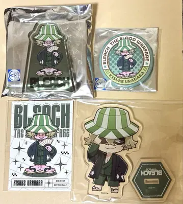 BLEACH 우라하라 키스케 아크릴 블록 세트 메디코스 프린세스 카페