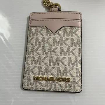 새상품 마이클코어스 MICHAEL KORS 패스 케이스 카드 케이스 핑크