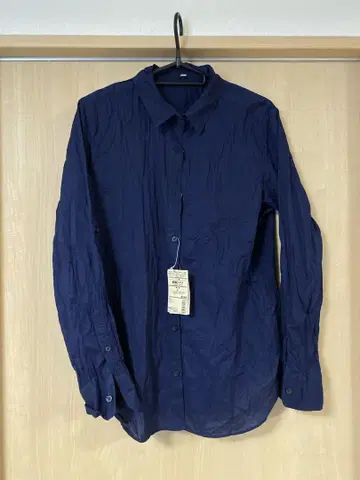 Vintage MUJI 무인양품 인도 면 셔츠 L 레어 데드스탁