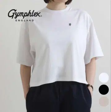 [새상품] GYMPHLEX 크루넥 숏 풀오버 티셔츠