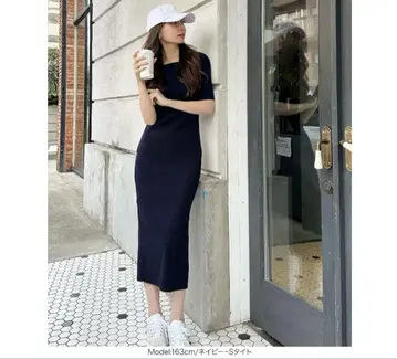 고베 레터스 오카베 아유미 니트 원피스