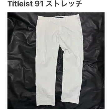 Titleist 스트레치 91 골프 팬츠 화이트 타이틀리스트 화이트