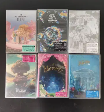 Mrs. GREEN APPLE 6점 DVD 세트
