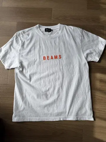 BEAMS 화이트 티셔츠 M 사이즈