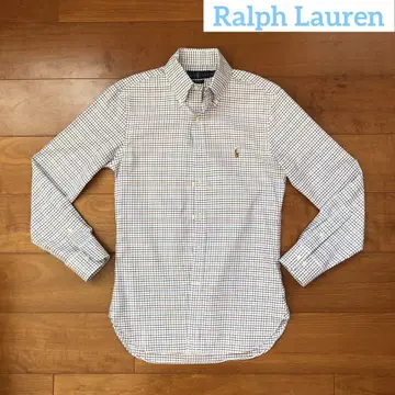 Ralph Lauren 슬림 핏 체크 셔츠 14 1/2 32/33