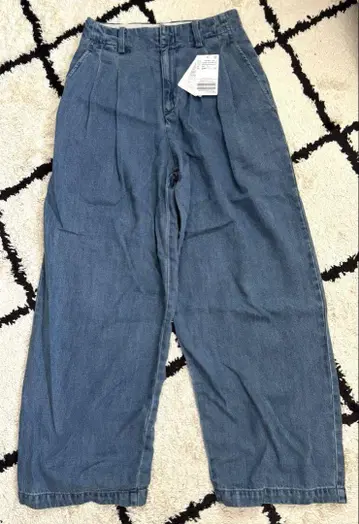 SLOBE IENA LEDENIM TUCK TROUSER 사이즈 34