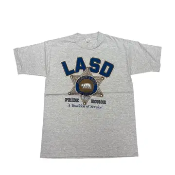 L.A.S.D. 로고 티셔츠 그레이
