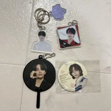 SEVENTEEN 세븐틴 정한 키링, 캔뱃지