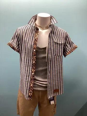 반팔 스트랩 셔츠 size M
