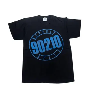 BEVERLY HILLS 90210 티셔츠 블랙 Tultex