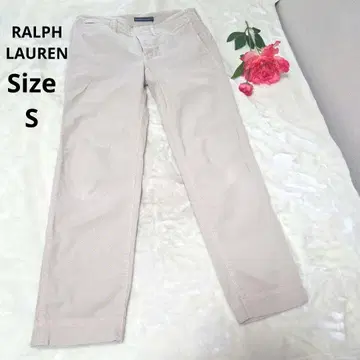 [인기 RALPH LAUREN] 베이지 코튼 팬츠 사이즈 S 165