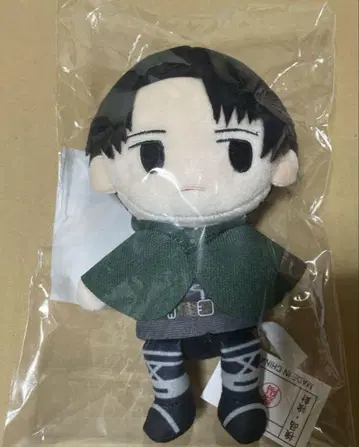 진격의 거인 너와 친구들 미니 봉제 인형 키링 리바이