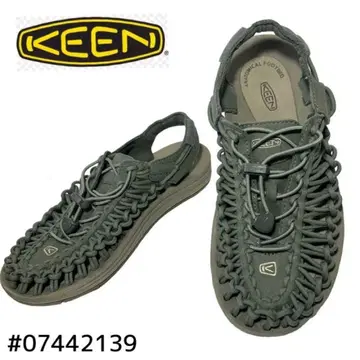 KEEN 유니크 스포츠 샌들 올리브 24.5cm
