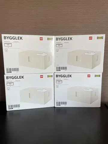 LEGO BYGGLEK 빅레크 중 4개 새상품 레고 수납 IKEA 정품