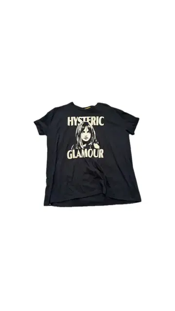 HYSTERIC GLAMOUR 블랙 반팔 티셔츠