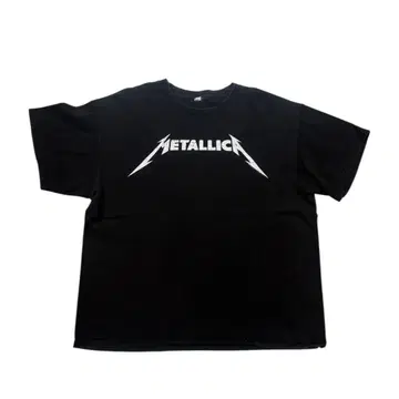 METALLICA 블랙 티셔츠