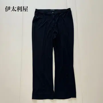 이타리야 슬랙스 캐주얼 팬츠 슬림 레그 고급스러운 실루엣 포멀