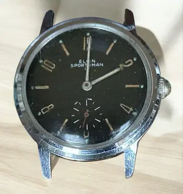 ELGIN 엘진 앤티크 빈티지 스몰 세컨드 밀리터리 손목시계