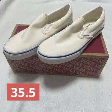 미사용 새상품 VANS 슬립온 스니커즈 크림색
