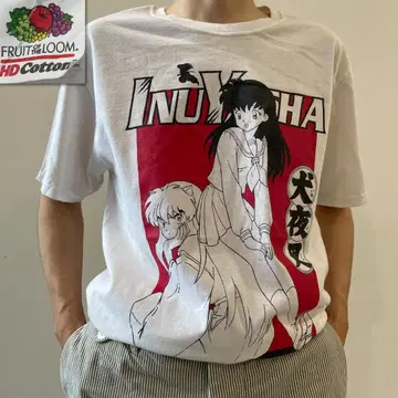 GG294 00s 이누야샤 T셔츠 애니메이션 만화 Inuyasha