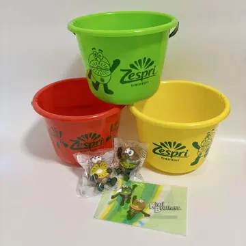 Zespri 제스프리 양동이와 키위 브라더스 피규어 세트