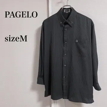 PAGELO 스트라이프 긴팔 셔츠 sizeM