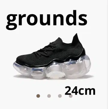 grounds 스니커즈 클리어 솔 24cm
