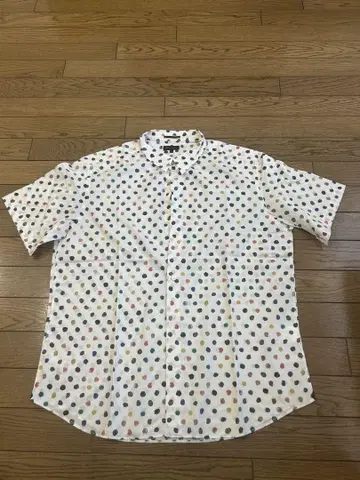 PaulSmith Collection 도트 올 패턴 셔츠 반팔