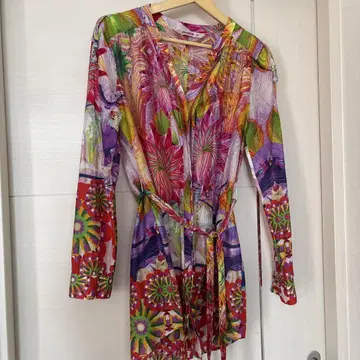 Desigual 멀티 컬러 긴팔 튜닉 M