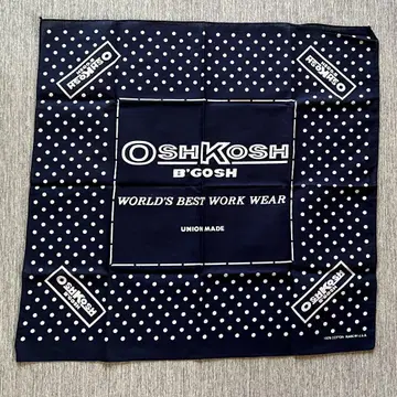 배송비 포함 OSHKOSH 오슈코슈 반다나 네이비 빈티지 USA제