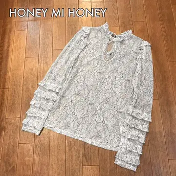 HONEY MI HONEY 전체 레이스 블라우스
