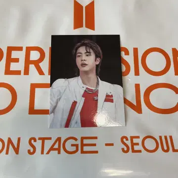 BTS ptd global 혜택 트레이딩 카드 JIN