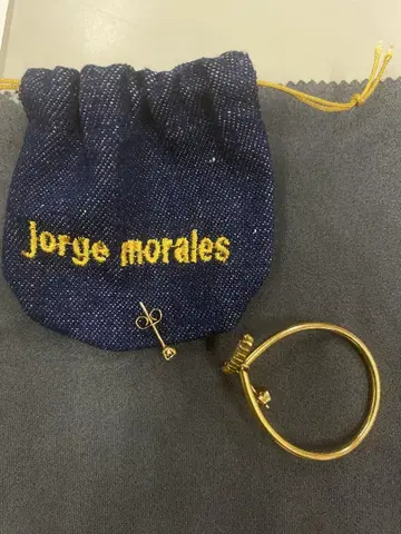 미사용 호르헤 모랄레스 Jorgemorales 귀걸이 양쪽