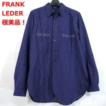 [컨디션 최상] 프랭크 리더 코튼 스트라이프 셔츠 FRANK LEDER
