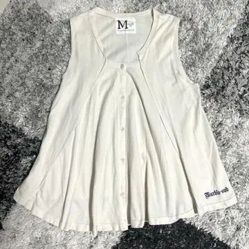 마블슈드 민소매 상의