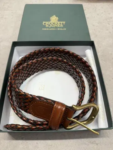 크로켓 앤 존스 CROCKETT&JONES 메쉬 벨트 85 새상품