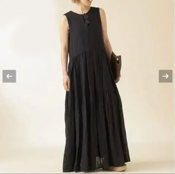 plage Linen Tiered Dress 플라주 린넨 티어드