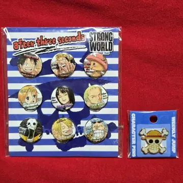ONE PIECE FILM STRONG WORLD 캔뱃지 [덤 포함]