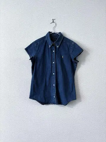 랄프 로렌 반팔 데님 셔츠 160