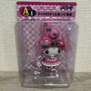 Happy 복권 A상 피규어1 마이멜로디와 봉제 인형