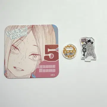 하이큐!! 팬파크 굿즈 코스터 아크릴 mini 피규어