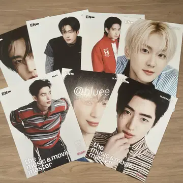 enhypen 요이 HMV 플라이어 7장 세트 컴프
