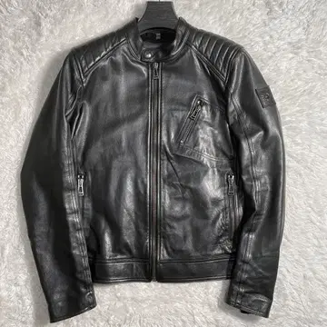 Belstaff 가죽 자켓 그레인 램스킨 V Racer