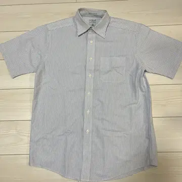 L.L.Bean 반팔 셔츠 15-REG 스트라이프