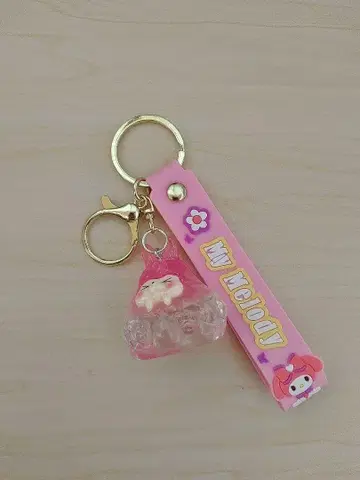 마이멜로디 키링 핑크